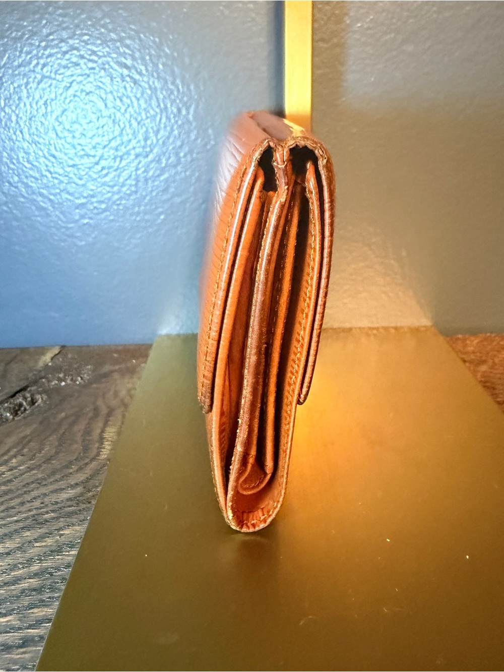 Louis Vuitton Orange Epi Fold Wallet - Picture 3 of 9